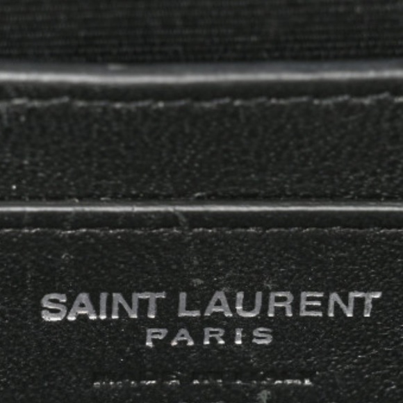 YSL Small Kate Bag With Tassel Crocodile Embossed Flap Crossbody Silver Chain - Picture 8 of 8